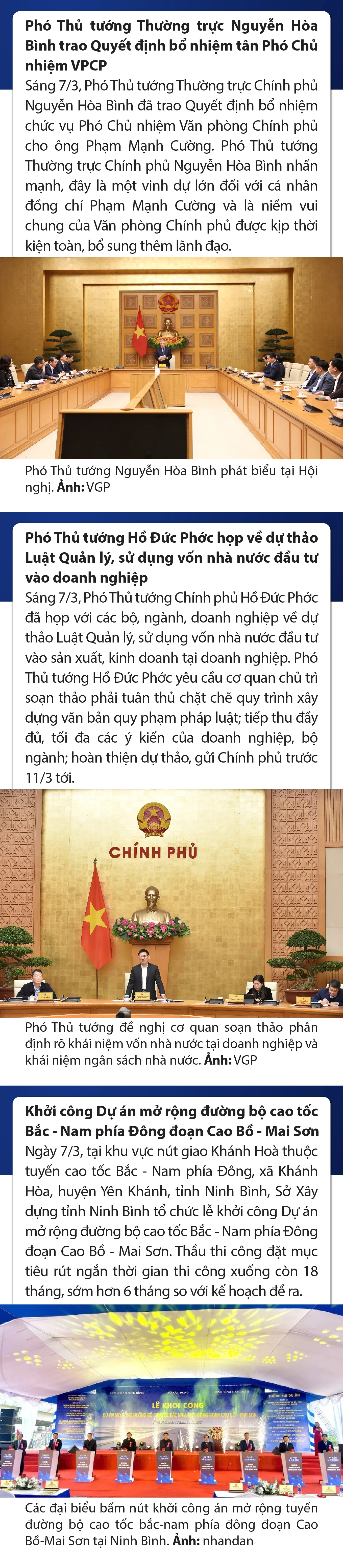 Sự kiện nổi bật trong nước, quốc tế ngày 7/3/2025