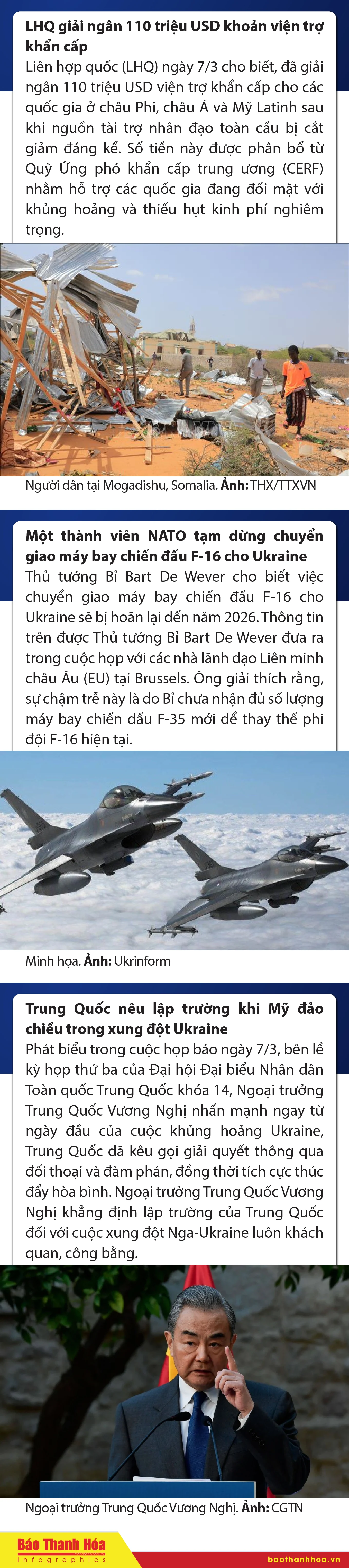 Sự kiện nổi bật trong nước, quốc tế ngày 7/3/2025