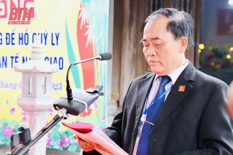 Lễ dâng hương tưởng niệm Thánh Nguyên Hoàng đế Hồ Quý Ly và kỷ niệm vương triều Hồ khai Đàn tế Nam Giao