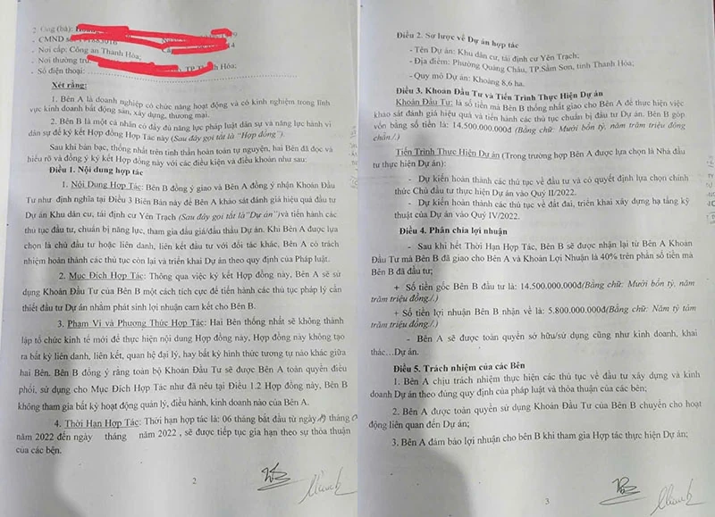 Hợp đồng hợp tác hay kịch bản chiếm đoạt tài sản? - Góc khuất từ vụ TNC huy động vốn “chui” vào Dự án Yên Trạch (Bài 2): “Bẫy” pháp lý kép hoàn hảo