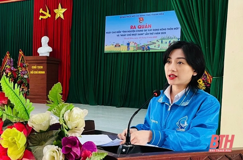 Ra quân “Ngày cao điểm tình nguyện chung tay xây dựng nông thôn mới” và “Ngày chủ nhật xanh” lần thứ I năm 2025