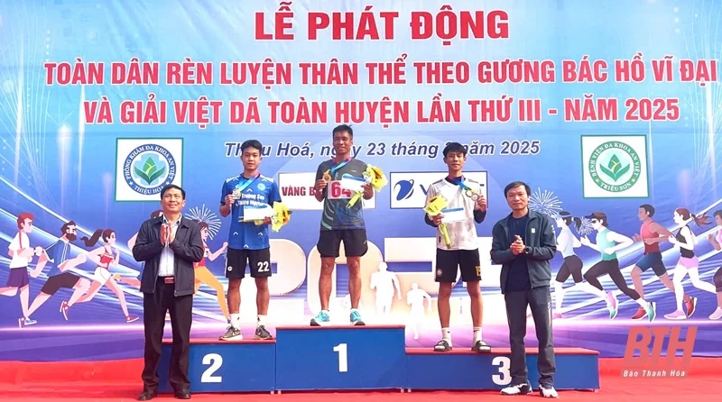 Thiệu Hóa phát động phong trào rèn luyện thể thao và tổ chức giải việt dã lần thứ III - năm 2025 