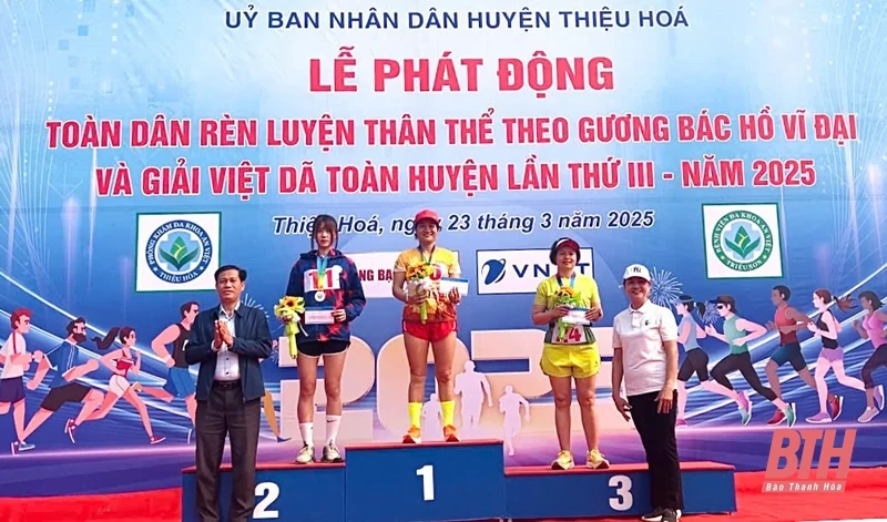 Thiệu Hóa phát động phong trào rèn luyện thể thao và tổ chức giải việt dã lần thứ III - năm 2025 