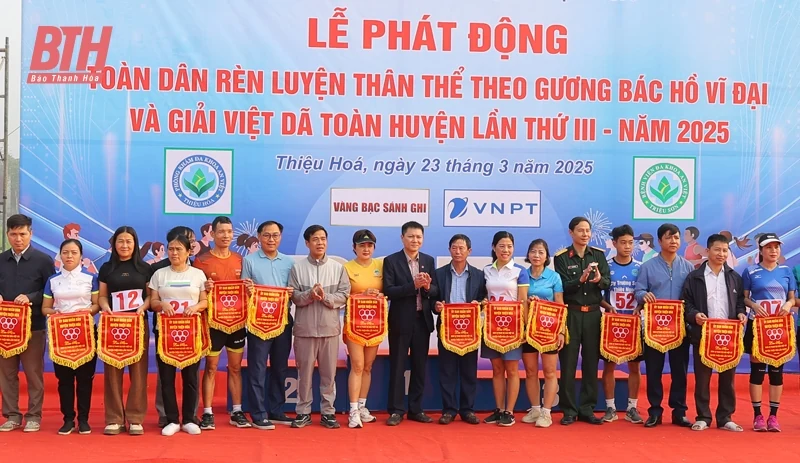 Thiệu Hóa phát động phong trào rèn luyện thể thao và tổ chức giải việt dã lần thứ III - năm 2025 