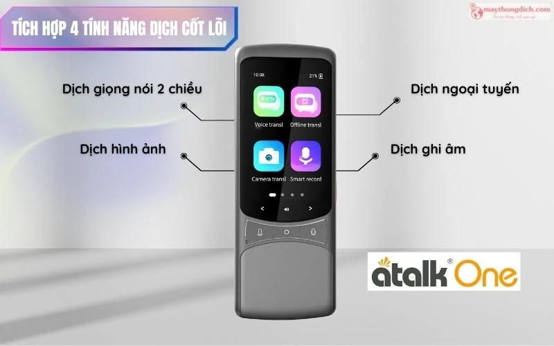 Máy phiên dịch 2 chiều Atalk giúp người Việt định cư tự tin hơn trong giao tiếp