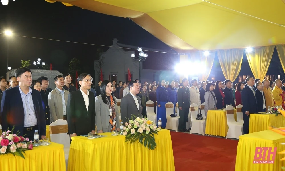 Lễ cầu siêu tri ân các Anh hùng liệt sĩ hy sinh tại mặt trận Hàm Rồng và các giáo viên, học sinh hy sinh trên công trường đắp đê sông Mã