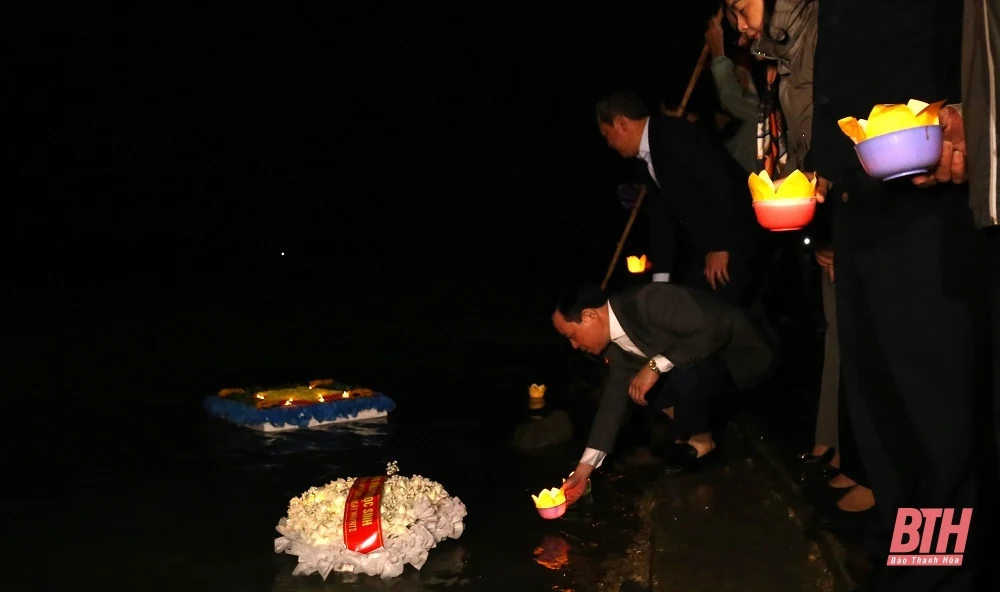 Lễ cầu siêu tri ân các Anh hùng liệt sĩ hy sinh tại mặt trận Hàm Rồng và các giáo viên, học sinh hy sinh trên công trường đắp đê sông Mã