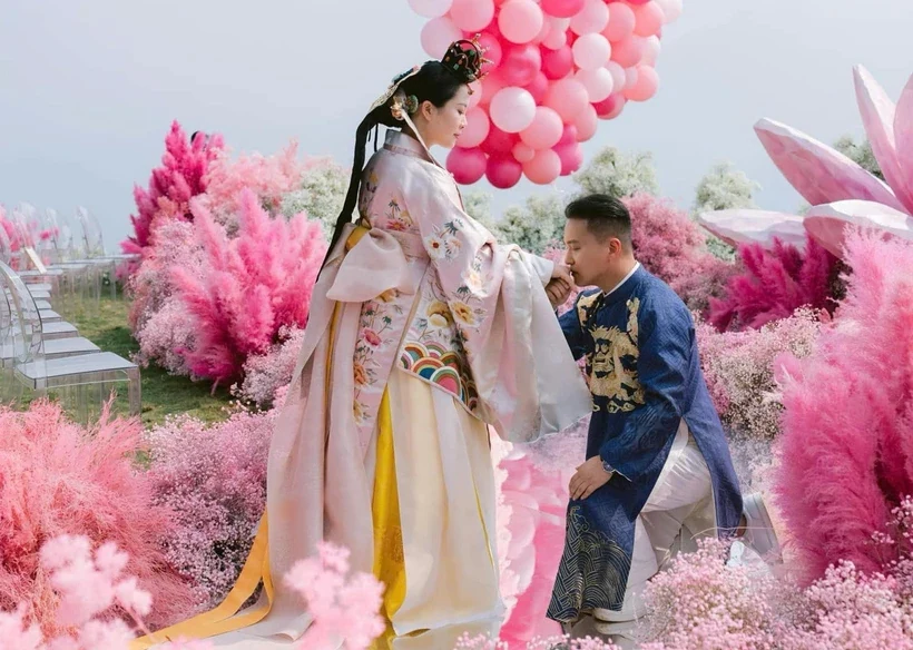 Khi áo dài the La Khê và Hanbok hòa quyện trong bản tình ca giữa núi rừng Sa Pa