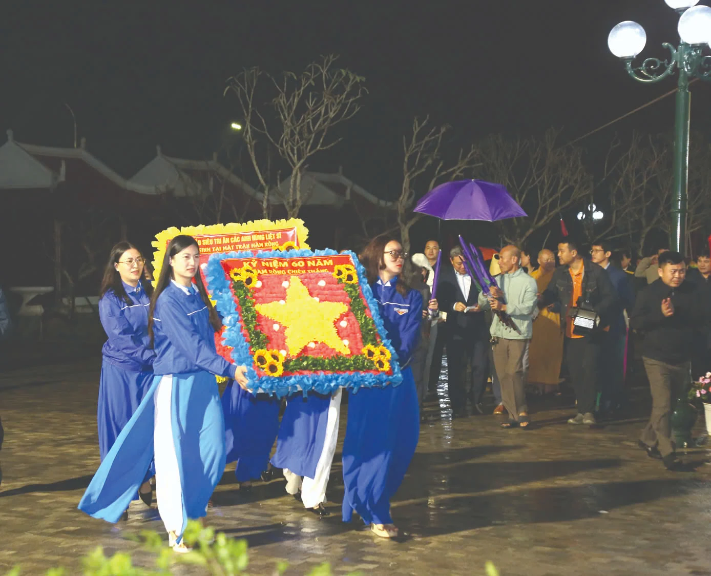 Lễ cầu siêu tri ân các Anh hùng liệt sĩ hy sinh tại mặt trận Hàm Rồng và các giáo viên, học sinh hy sinh trên công trường đắp đê sông Mã