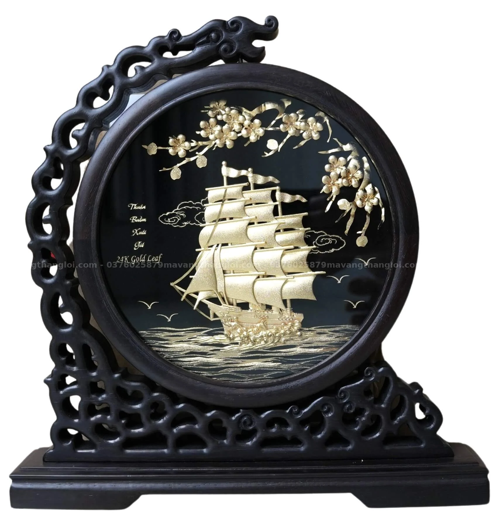 5 lợi ích của tranh mạ vàng trong phong thủy