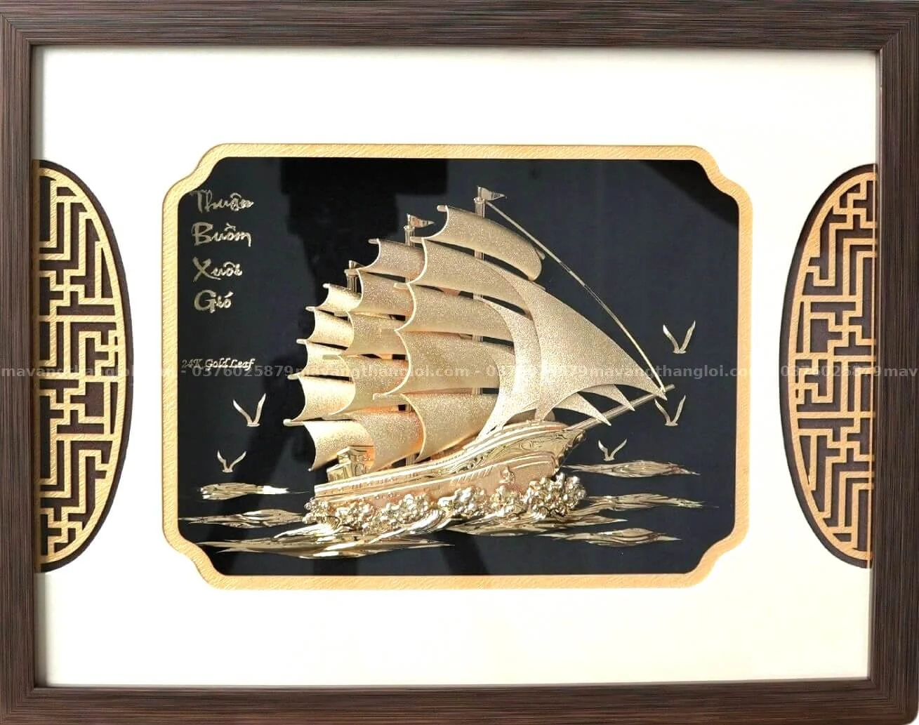 5 lợi ích của tranh mạ vàng trong phong thủy