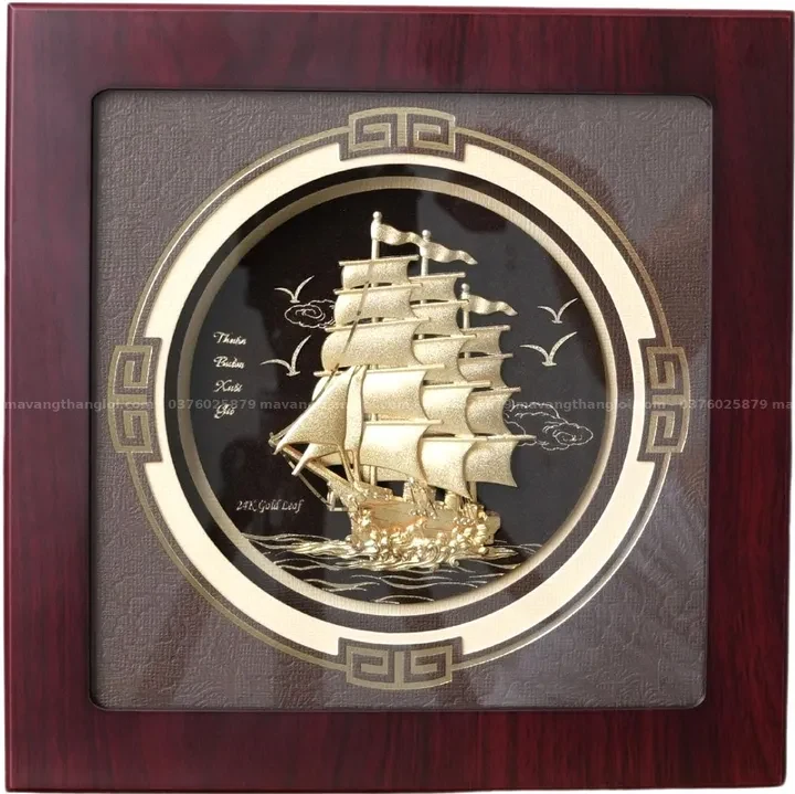 5 lợi ích của tranh mạ vàng trong phong thủy