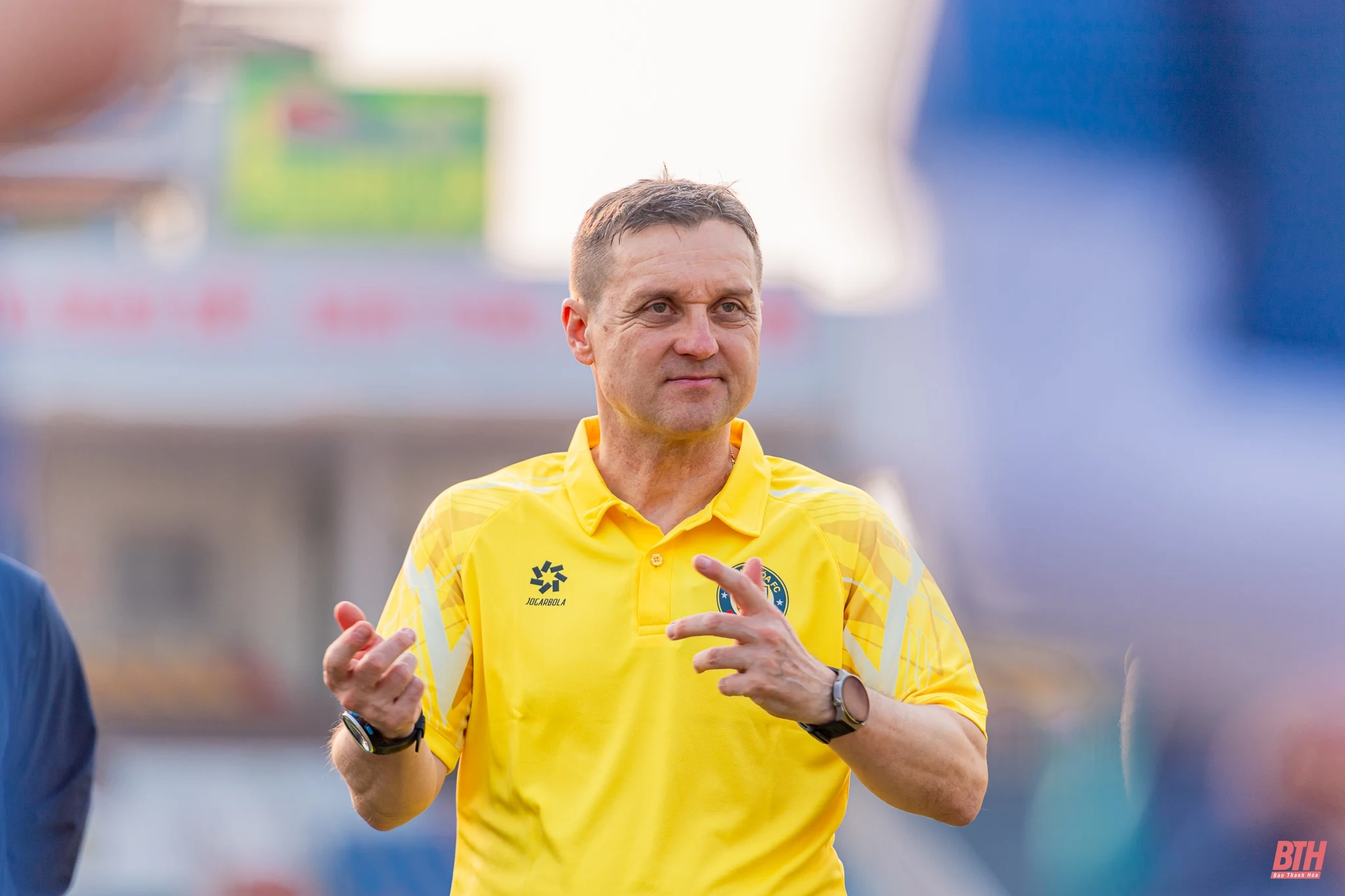 Buổi làm việc đầu tiên của HLV Tomislav tại Đông Á Thanh Hóa