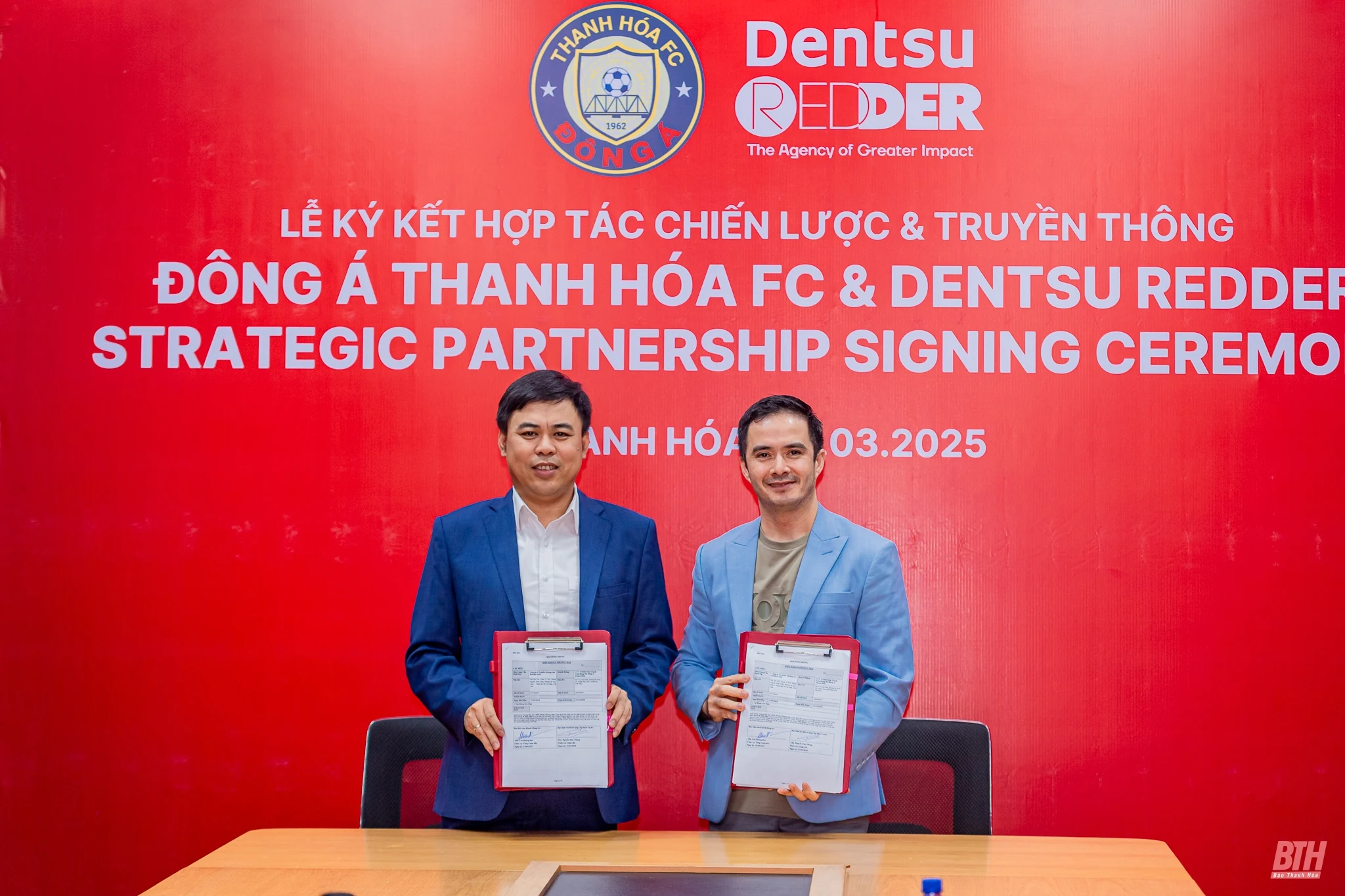 CLB Đông Á Thanh Hoá bắt tay Dentsu Redder: Bước ngoặt mới trong hành trình xây dựng thương hiệu