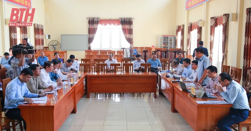 Quyết tâm khởi công xây dựng khu tái định cư cho các hộ dân thuộc Dự án hồ chứa nước bản Mồng giai đoạn 1 trước ngày 30/4