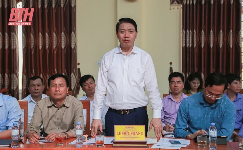 Quyết tâm khởi công xây dựng khu tái định cư cho các hộ dân thuộc Dự án hồ chứa nước bản Mồng giai đoạn 1 trước ngày 30/4