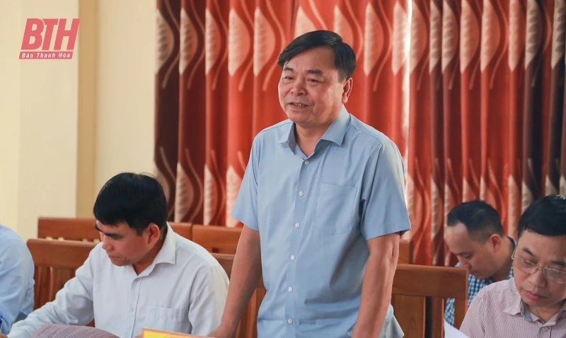 Quyết tâm khởi công xây dựng khu tái định cư cho các hộ dân thuộc Dự án hồ chứa nước bản Mồng giai đoạn 1 trước ngày 30/4