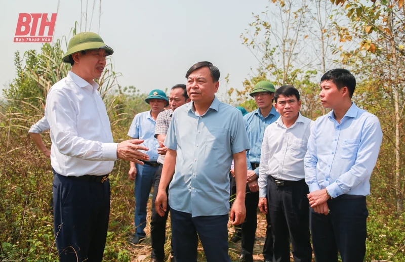 Quyết tâm khởi công xây dựng khu tái định cư cho các hộ dân thuộc Dự án hồ chứa nước bản Mồng giai đoạn 1 trước ngày 30/4