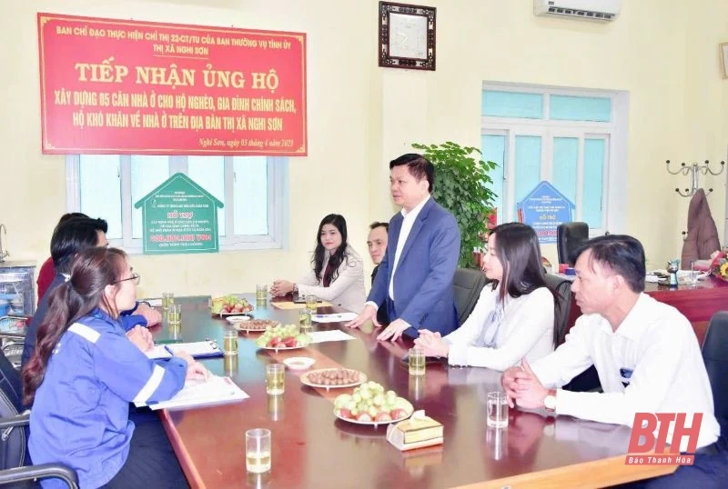 NSRP chung tay xây dựng mái ấm cho hộ nghèo tại thị xã Nghi Sơn