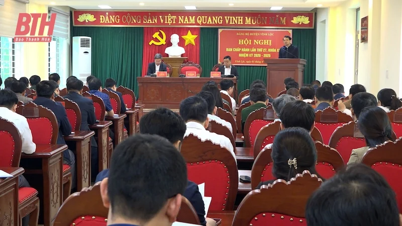 Hội nghị lần thứ 27, Ban Chấp hành Đảng bộ huyện Vĩnh Lộc