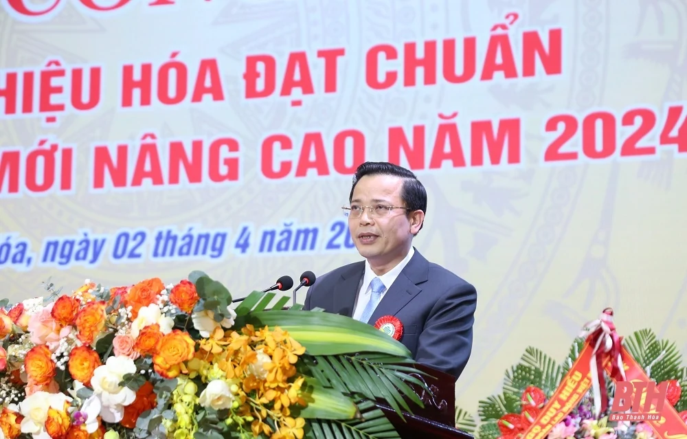 Huyện Thiệu Hóa công bố đạt chuẩn nông thôn mới nâng cao