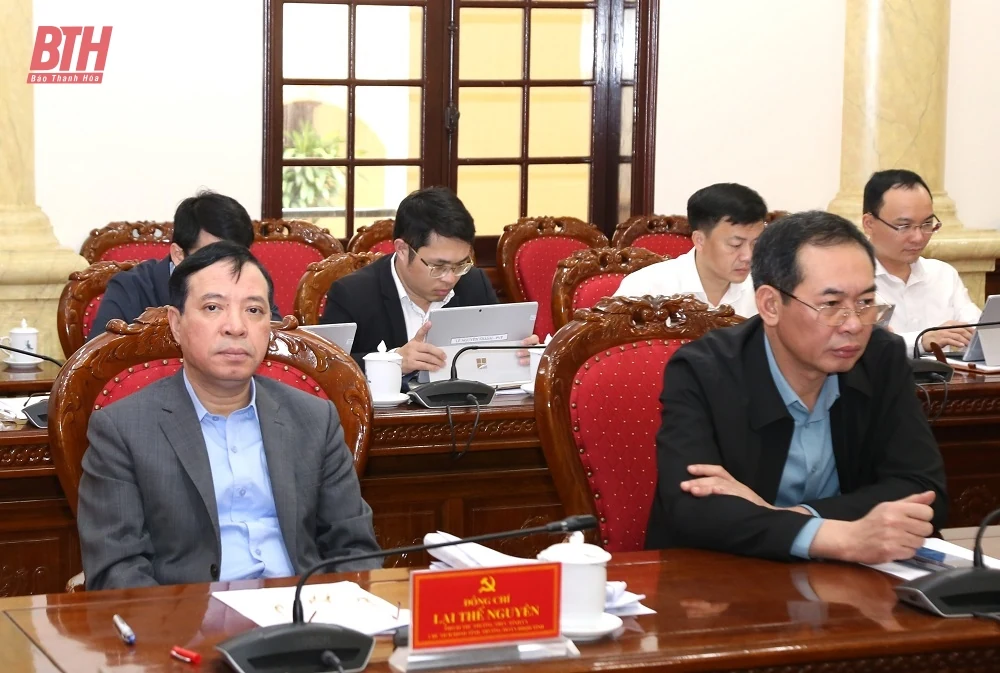 Ban Thường vụ Tỉnh ủy cho ý kiến vào các tờ trình của Đảng ủy UBND tỉnh về điều chỉnh, bổ sung kế hoạch đầu tư công