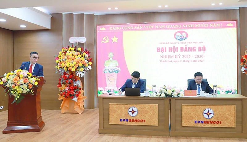 Đại hội Đảng bộ Công ty Nhiệt điện Nghi Sơn nhiệm kỳ 2025-2030 thành công tốt đẹp