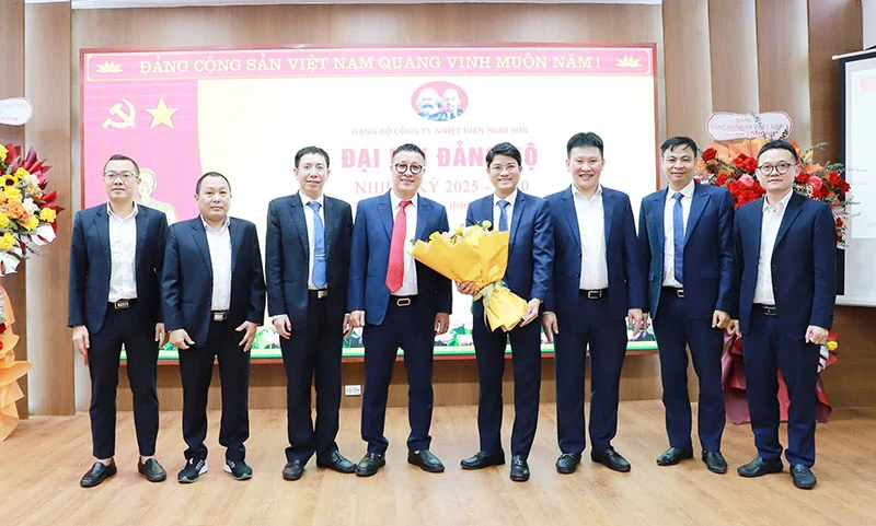 Đại hội Đảng bộ Công ty Nhiệt điện Nghi Sơn nhiệm kỳ 2025-2030 thành công tốt đẹp