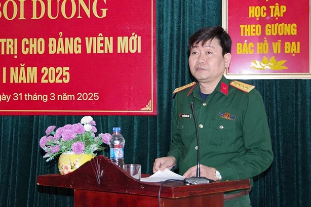 Khai giảng Lớp bồi dưỡng lý luận chính trị cho đảng viên mới đợt 1/2025