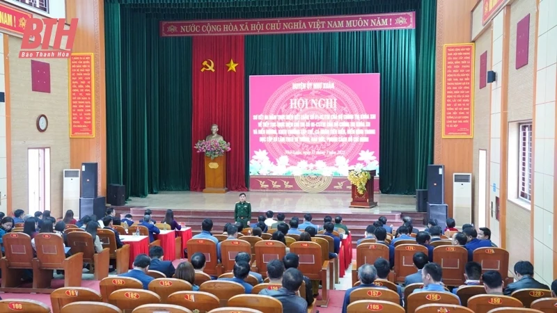 Như Xuân sơ kết 5 năm thực hiện Kết luận số 01 của Bộ Chính trị, biểu dương các tập thể, cá nhân