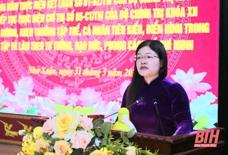 Như Xuân sơ kết 5 năm thực hiện Kết luận số 01 của Bộ Chính trị, biểu dương các tập thể, cá nhân