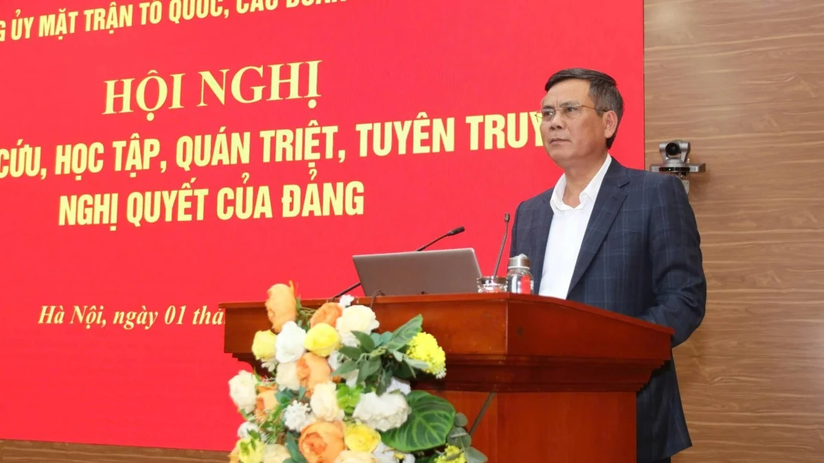 Trình Trung ương sắp xếp lại tổ chức chính trị - xã hội, hội quần chúng trong tháng 4/2025