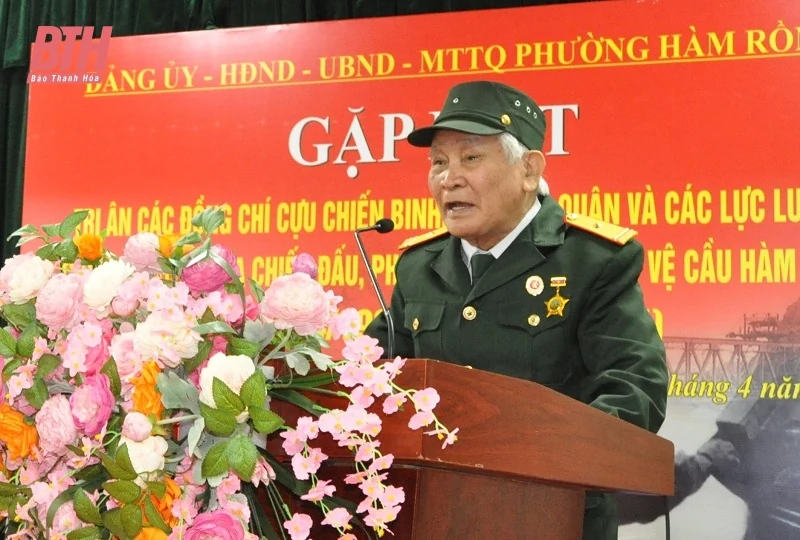 Gặp mặt, tri ân các lực lượng tham gia chiến đấu, phục vụ chiến đấu bảo vệ cầu Hàm Rồng