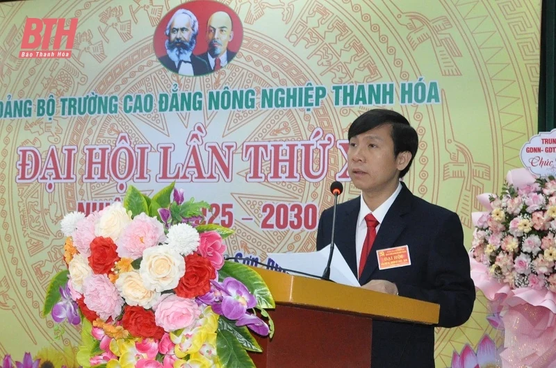 Đại hội lần thứ XII Đảng bộ Trường Cao đẳng Nông nghiệp Thanh Hóa