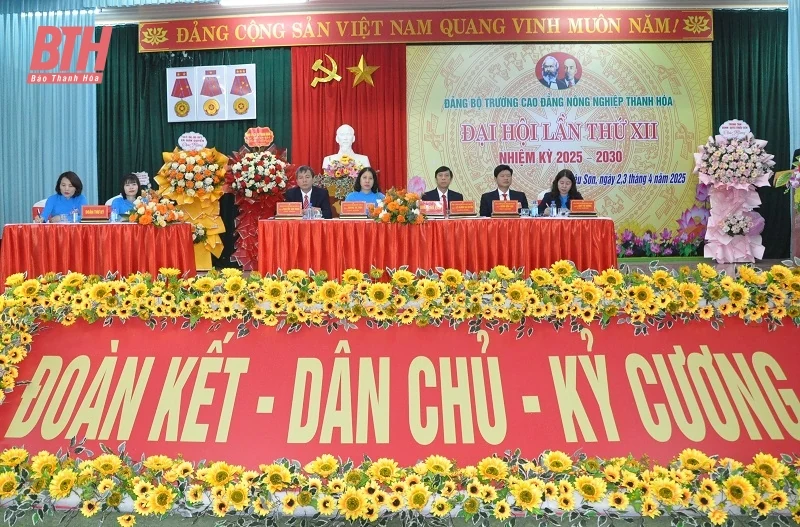 Đại hội lần thứ XII Đảng bộ Trường Cao đẳng Nông nghiệp Thanh Hóa