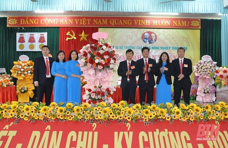 Đại hội lần thứ XII Đảng bộ Trường Cao đẳng Nông nghiệp Thanh Hóa