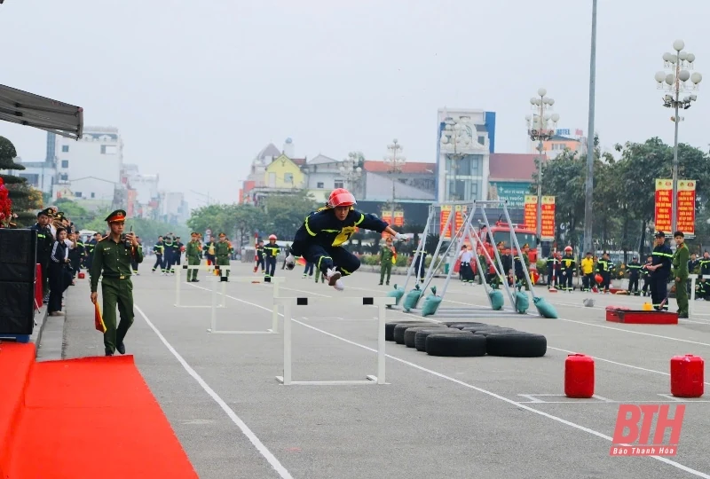 Thanh Hóa đoạt giải Nhì toàn đoàn Hội thi thể thao nghiệp vụ chữa cháy và cứu nạn, cứu hộ Khu vực III