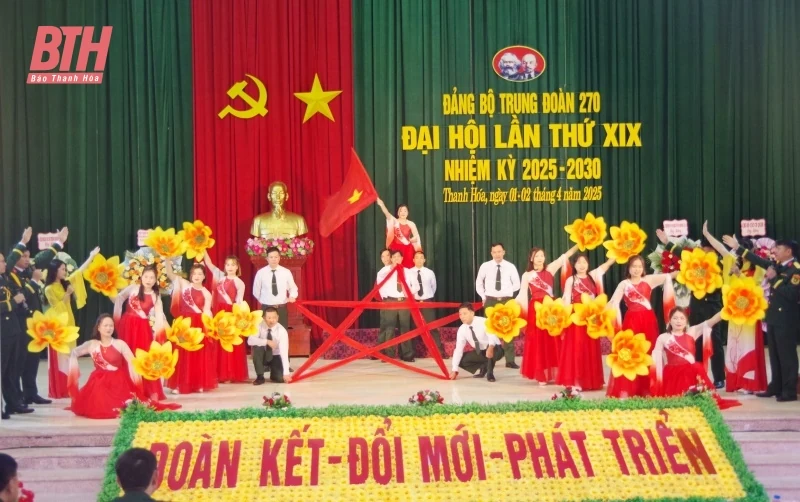Đại hội đảng bộ Trung đoàn 270 (Sư đoàn 341) lần thứ XIX, nhiệm kỳ 2025-2030