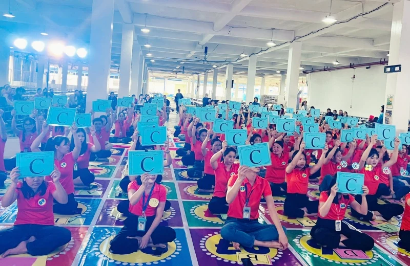 Hội thi Rung chuông vàng tại Công ty TNHH Giầy Annora Việt Nam