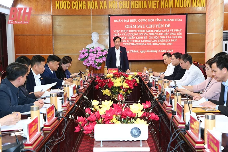 Đoàn đại biểu Quốc hội tỉnh nâng cao chất lượng giám sát theo chuyên đề