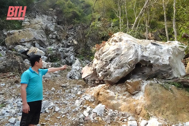 Nỗi lo sạt lở núi Ma Lào