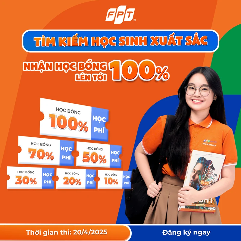 Cơ hội nhận học bổng lên tới 100% tại FPT School Thanh Hóa