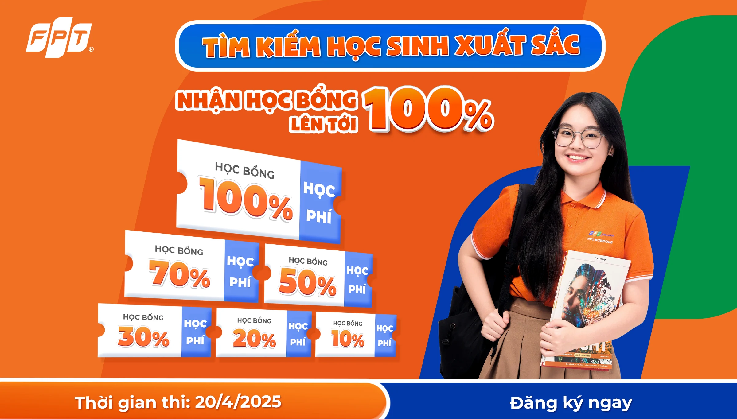 Cơ hội nhận học bổng lên tới 100% tại FPT School Thanh Hóa