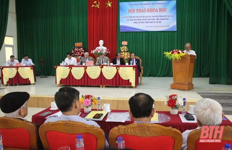 Hội thảo khoa học Bảo tồn phát huy các giá trị lịch sử, văn hóa vùng đất Thủy Chú