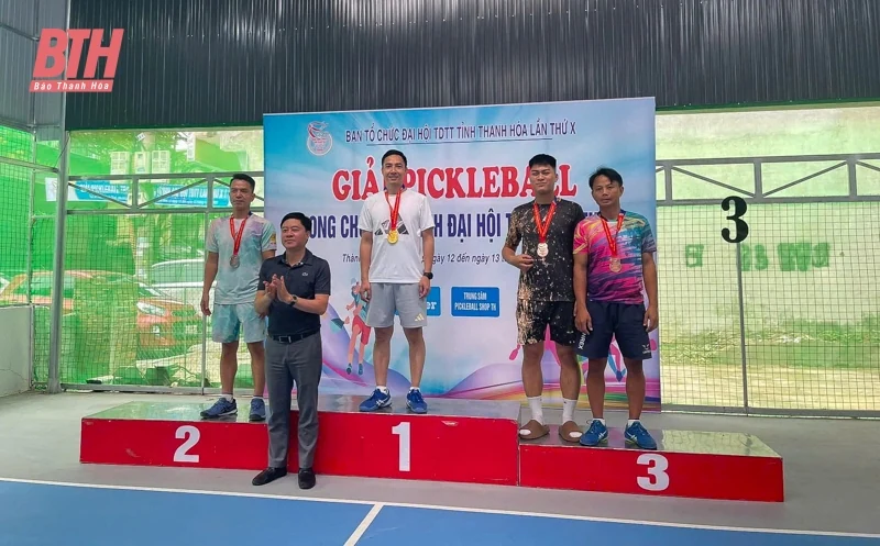 Bế mạc Giải Pickleball trong chương trình Đại hội TDTT tỉnh lần thứ X