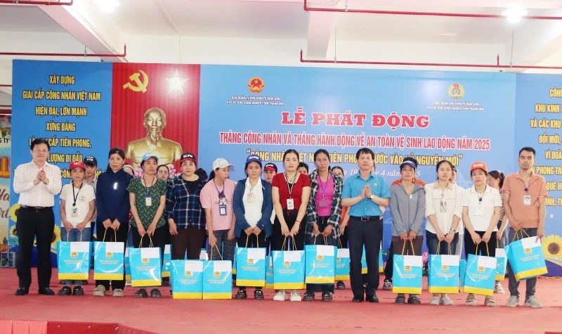 Công đoàn Khu Kinh tế Nghi Sơn và các khu công nghiệp phát động “Tháng Công nhân” năm 2025