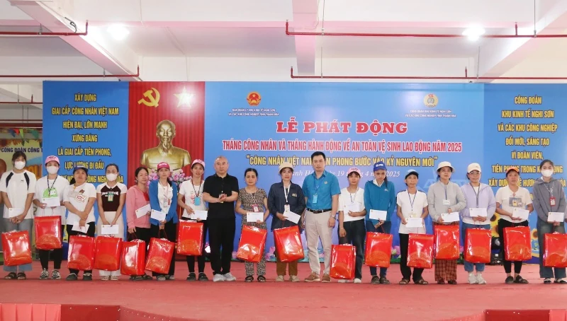 Công đoàn Khu Kinh tế Nghi Sơn và các khu công nghiệp phát động “Tháng Công nhân” năm 2025