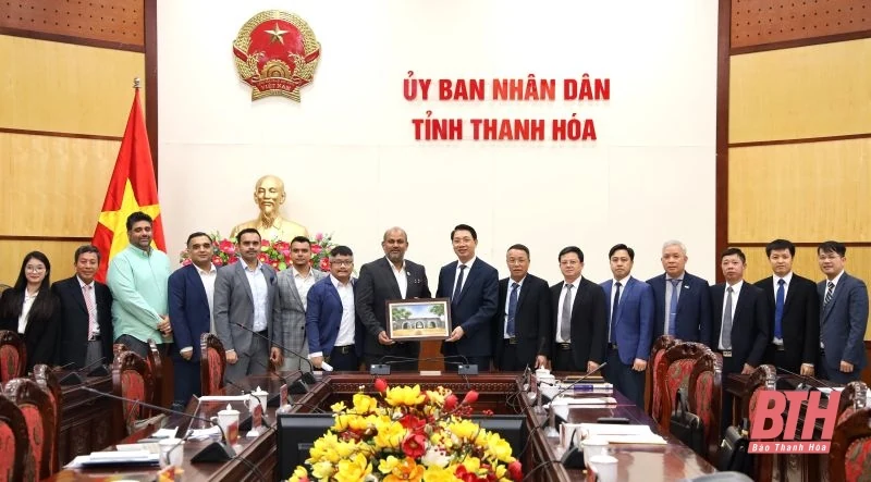 Thu hút doanh nghiệp Ấn Độ đầu tư trên 6 lĩnh vực tại Thanh Hóa