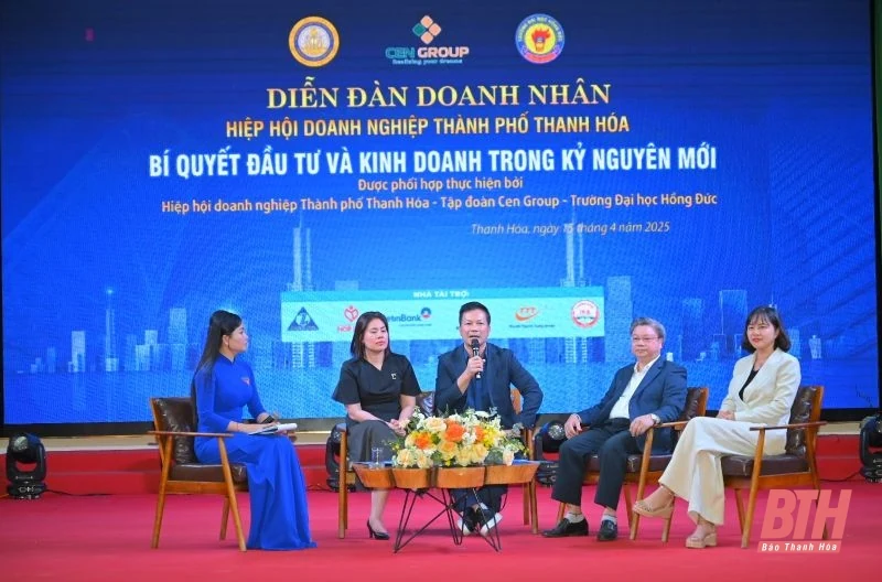 Diễn đàn doanh nhân về cơ hội nghề nghiệp và bí quyết kinh doanh trong kỷ nguyên mới