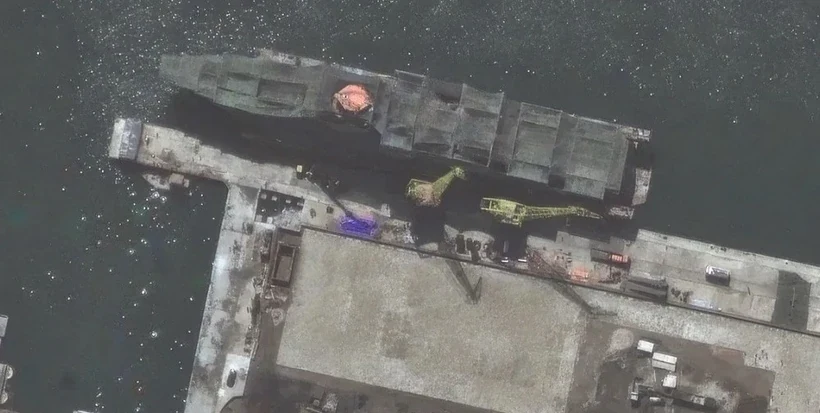 Triều Tiên đang đóng tàu chiến lớn nhất từ trước đến nay